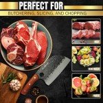 Hand-Forged 3-Piece Japanese Butcher Knife Set