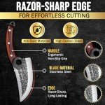 Hand-Forged 3-Piece Japanese Butcher Knife Set