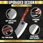 Hand-Forged 3-Piece Japanese Butcher Knife Set