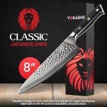 YOKASHI 8-Inch Damascus Chef Knife - VG-10 Steel