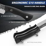 FINTISO 7-Inch Japanese Chef Knife for Meat