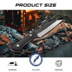 FINTISO 7-Inch Japanese Chef Knife for Meat