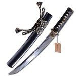 MURASAME Clay Tempered T10 Steel Tanto Knife