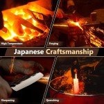 Huusk Knives from Japan, Nakiri Knife Vegetable Cleaver, Japanese Premium High Carbon Steel Hand Forged Sharp Asian Knife Multipurpose Chef Knife Medium-heavy Duty for Kitchen Christmas Gifts for Dad