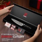 Quartz Series Zennish 8-inch Damascus Chef Knife