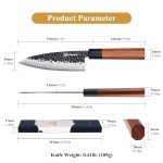 KEEMAKE 6" Deba Knife: Japanese Stainless Steel