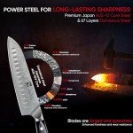 Zennish 7" Santoku Knife - Japanese Damascus Steel