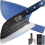 Precision Japanese Butcher Knife with Sheath - 8
