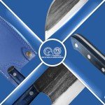 Precision Japanese Butcher Knife with Sheath - 8