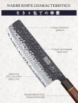 HOSHANHO 7-Inch Japanese Nakiri Chef Knife