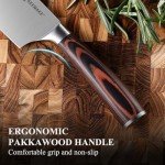 KEEMAKE 7-Inch Nakiri Japanese Kitchen Knife