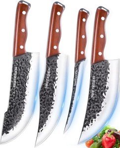 4PCS Hand Forged Japanese Chef Knife Set