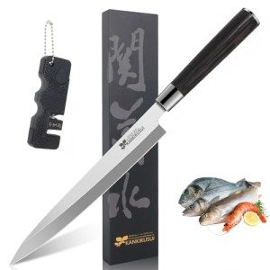 KANKIKUSUI 9.3" Left-Handed Sashimi Knife Set