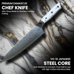 8-Inch VG-10 Japanese Chef Knife with Gift Box