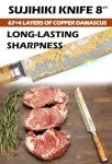 YOUSUNLONG 8-Inch Sashimi Knife - Sujihiki Yanagiba