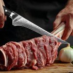SHAN ZU 7-Inch Japanese Damascus Fillet Knife