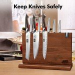 HOSHANHO 14-Inch Double-Sided Magnetic Knife Block