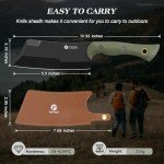 FINTISO 5.5" Butcher Knife with G10 Handle