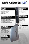 Dalstrong Gladiator Series 4.5" Meat Cleaver Knife