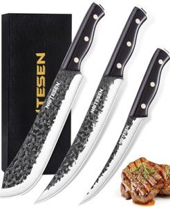 Naitesen Professional Butcher Knife Set - 3 Pieces