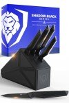Dalstrong 5-Piece Shadow Black Knife Block Set
