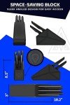 Dalstrong 5-Piece Shadow Black Knife Block Set