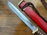Takeshi Saji Large Damascus Hunting Knife