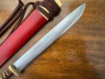 Takeshi Saji Large Damascus Hunting Knife