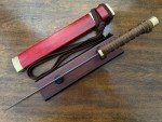 Takeshi Saji Large Damascus Hunting Knife