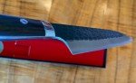 Takeshi Saji Blue Super Hammered Santoku Knife 180mm