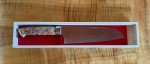 Takeshi Saji Rainbow Damascus Santoku Knife 180mm
