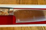 Takeshi Saji Rainbow Damascus Santoku Knife 180mm