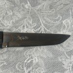 Takeshi Saji Hand Forged Bowie Knife with Sheath