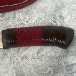 Takeshi Saji Hand Forged Bowie Knife with Sheath