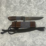 Takeshi Saji Hand Forged Damascus Hunting Knife