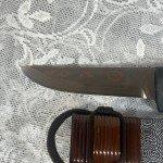 Takeshi Saji Hand Forged Damascus Hunting Knife
