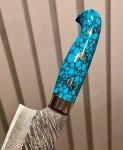 Yu Kurosaki Fujin Turquoise Bunka 165mm Knife