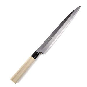 Syosaku 13-Inch Yellow Steel Yanagiba Knife