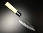 Aritsugu 105mm Black Deba Japanese Chef Knife