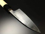 Aritsugu 105mm Black Deba Japanese Chef Knife