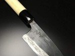 Aritsugu 105mm Black Deba Japanese Chef Knife