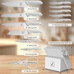 Japanese Knife Set with Block – Slicing Made Easy