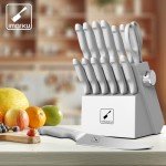 Japanese Knife Set with Block – Slicing Made Easy