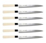 Japanese Yanagiba Sashimi Knife Set of 6