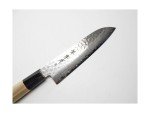 Damascus Hammered Japanese Santoku Knife 7.1