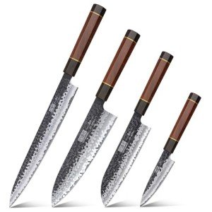 HOSHANHO 4-Piece Japanese Knife Set