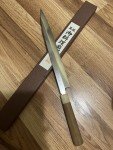 Tatsuo Ikeda 300mm Blue Steel Yanagiba Knife