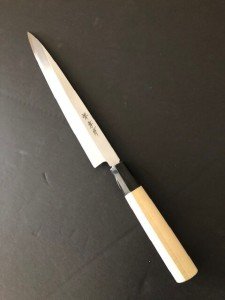 Left-Handed Kasumi Togi Yanagi Sashimi Knife 21cm
