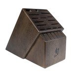 Shun Walnut Knife Block for 22 Knives