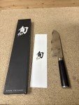 Shun Classic 7-Inch Hollow Granton Santoku Knife